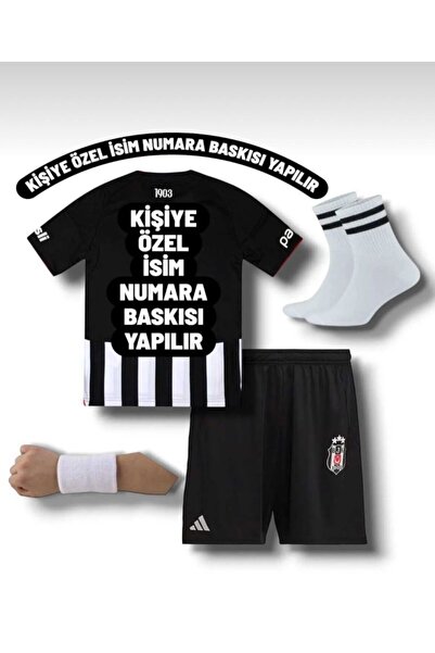 candy cup B.eşiktâ.Ş kişiye özel Yeni Sezon 2025/2026 Forması siyah çocuk for...