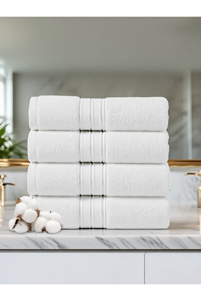Donetella 4-Pcs Premium Bath Towel Set 70x140cm – 100% Combed Cotton, 600 GSM...