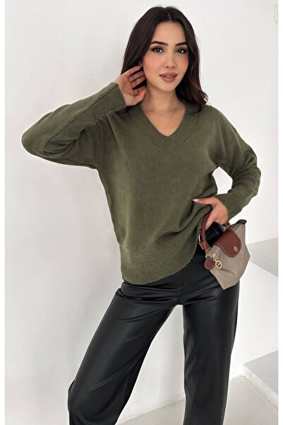 Noa&Noa V-Neck Basic Knitwear Sweater
