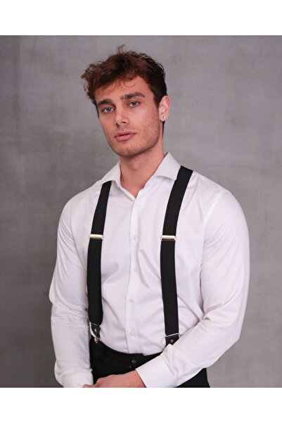 Genel Markalar Erkek Siyah Pantolon Askısı