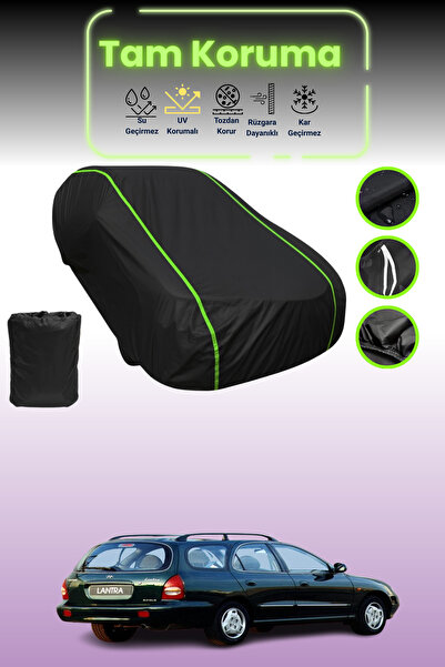 Dokaca Neo غطاء حماية للسيارة باللون الأسود النيون قماش مجدّل هيونداي لانترا ...