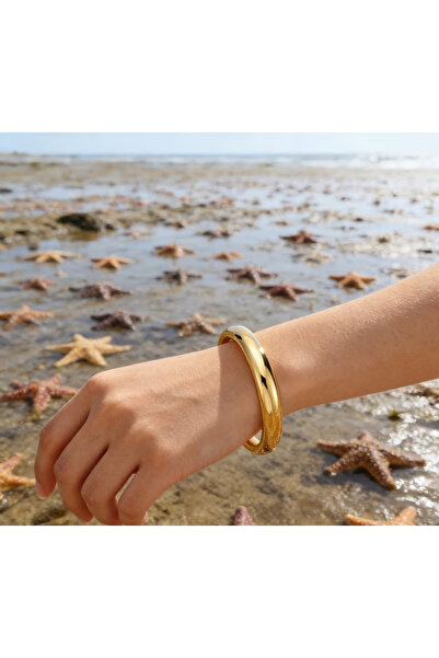 Neel butik Çelik Boru Model Bilezik – 6,5 cm Çap