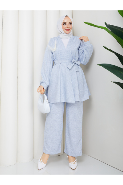 ECESSA FASHİON Comfortable Cut Flared Stone Set