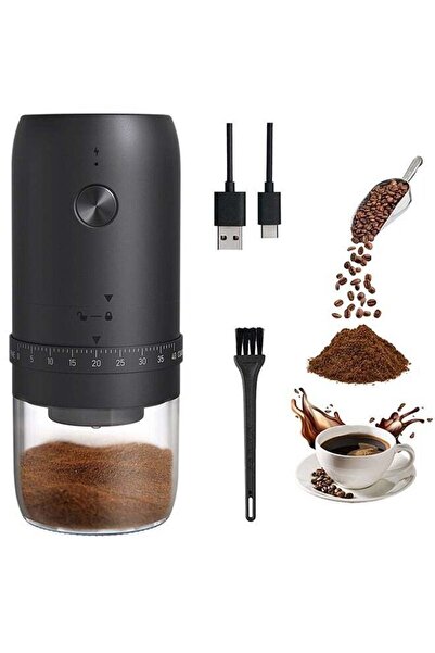 Generic Electric Coffee Bean Grinder, Portable Electric Conical Burr Grinder with Multi Grind Settin
