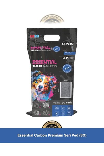 M-PETS Essential Carbonlu Yapışkanlı Çiş Pedi 60x90 cm 30'lu – Köpek Pedi