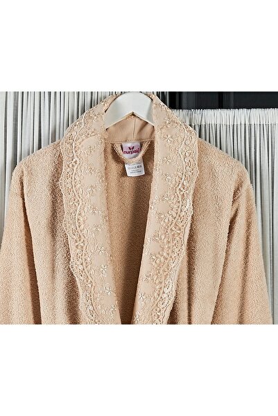 alzawia ARDEN Double Cotton Bathrobe Set, 12 Pieces - Grey and Off-White