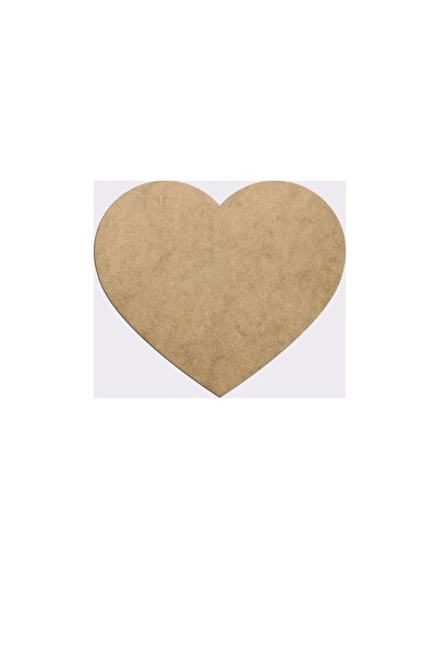 hazer case 20 Adet Ham MDF 3 mm Dekoratif Boyanabilir Kalp 7 cm