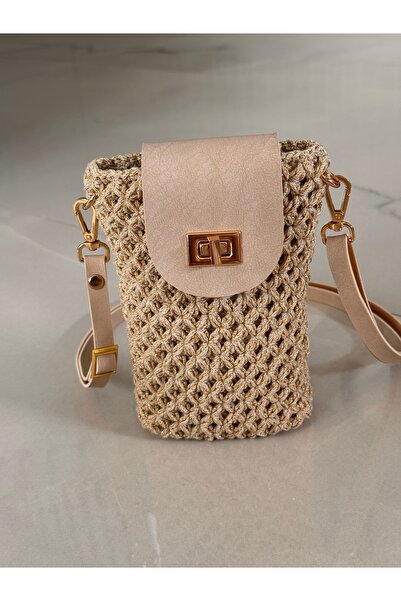 Miliva Handmade Phone Bag |   Silvery Rope Handmade Phone - Keychain Bag |   ...