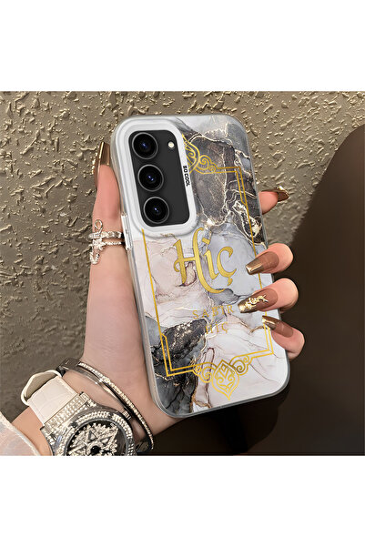 Hontinga حافظة متوافقة مع هاتف سامسونج جالاكسي S23، حافظة هاتف صلبة مضادة للس...