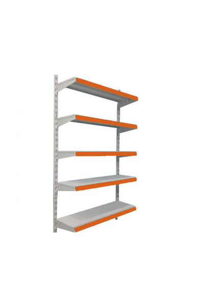 RafBurada 5 Katlı Duvara Monte, Standart Market Rafı Yeşil-30x95 cm