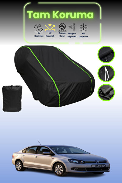 Dokaca Neo غطاء حماية للسيارة من القماش الأسود المتوافق مع سيارة فولكس فاجن ف...