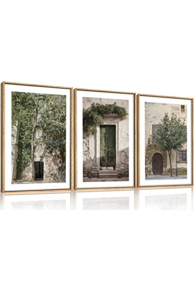 ALAYRA International لوحة فنية جدارية أنيقة تجريدية مؤطرة من القماش، مقاس 60 × 80 سم