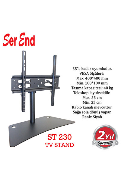 Serend TELEVİZYON AYAĞI, AYAKLARI KAYBOLMUŞ TV.LER İÇİN TV STANDI, SEHPA ÜSTÜ METAL TV STAND