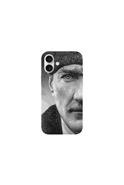 Bektas HomeOffice جراب هاتف فاخر بنمط أتاتورك مخملي من الداخل متوافق مع آيفون 16