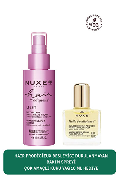 Nuxe Hair Prodigieux Besleyici Durulanmayan Bakım Spreyi 100 ml + Çok Amaçlı ...
