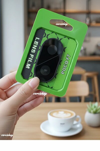 corcishop واقي عدسة الكاميرا الزجاجي المقوى المتوافق مع هاتف Xiaomi Poco F7 م...