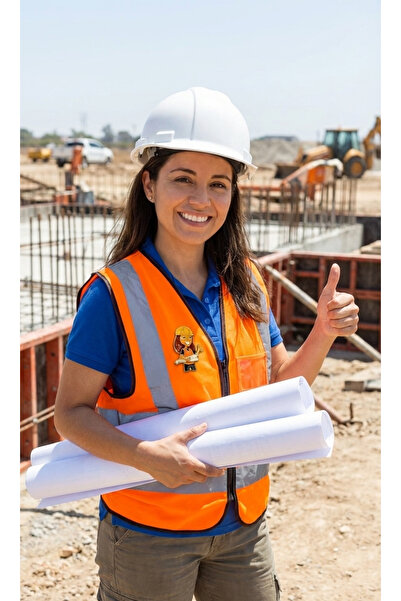 Efe Aks Kadın Mühendis & Mimar Temalı Emaye Broş