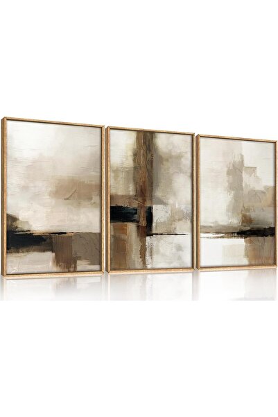 ALAYRA International لوحة فنية جدارية أنيقة تجريدية مؤطرة، مقاس 30 × 40 سم