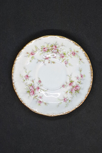 Paragon Victorian Rose Bone China Antique Porcelain Coffee Cup Saucer 13 cm