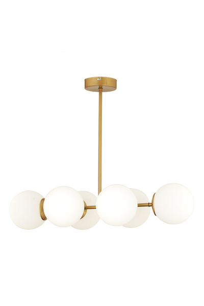 HubRom LEMA 3582-06-FRR Πολυέλαιος Αντίκα-Καφέ 85x60 cm 6xE27 Μέγιστο 60W