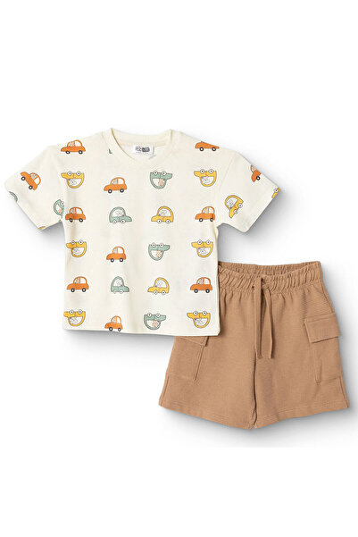 ebebek Hello Baby HelloBaby HelloBaby, Erkek, Tshirt-Şort, Taşıtlar Baskılı, ...