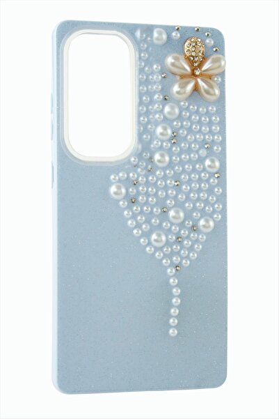 OSENSE حافظة سامسونج A25 بتصميم الفراشة واللؤلؤ