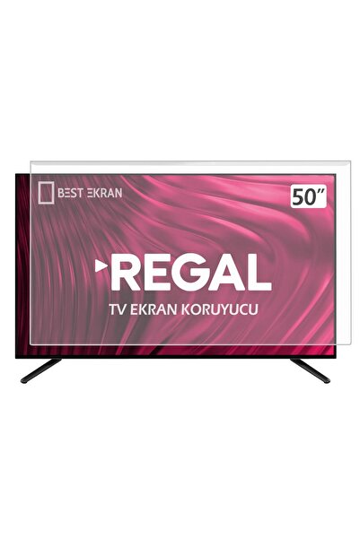Regal 50R7560UA 50" inç 127 ekran smart vidaa Tv Ekran Koruyucu Şeffaf EAd254...
