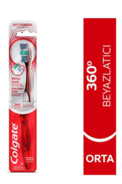 Colgate 360 Gelişmiş Optik Beyaz Yumuşak Diş Firçasi
