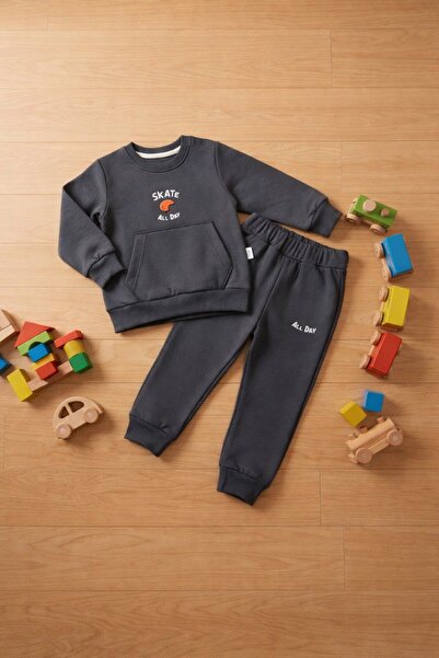 Minelia Kids طقم بدلة رياضية للأطفال والرضع مكون من قطعتين من عمر 6-24 شهرًا ...