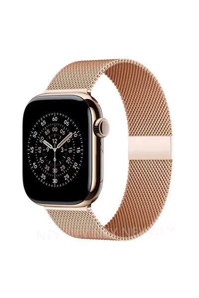 Volenta Apple Watch Metal Paslanmaz Çelik Hasır Kordon 42/44/45/46/49 MM Seri...