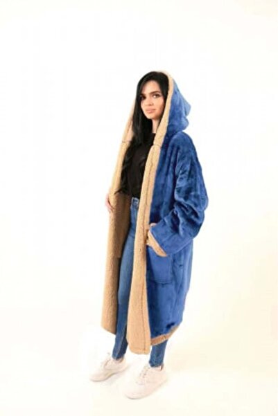 BlET Al MAFROSHAT Velvet Fur Shawl with Hood