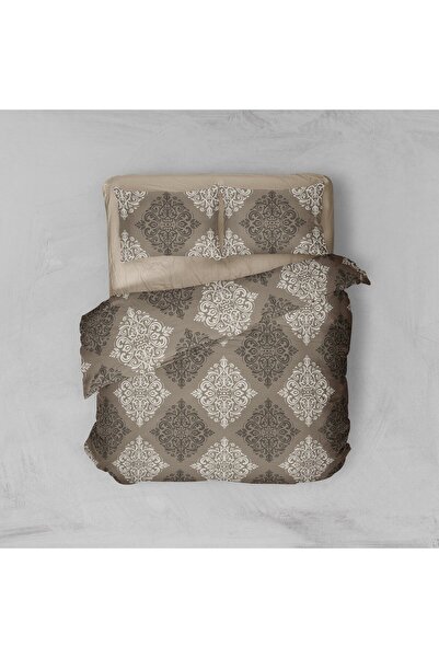 Bumbăcel Printed bed linen CAPUCCINO Double, PREMIUM Satin I Cotton Print