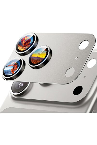 Deppo Trend iPhone 17 Pro Compatible Camera Protector Lens Metal Tempered Gla...