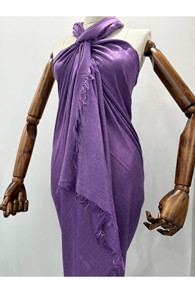 GÜMRÜKÇÜ Viscose Cotton Modal Fabric Pareo Prayer Shawl Hijab Scarf