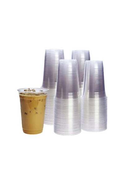 SNH Packing كوب عصير 20 أونصة بدون غطاء، شفاف، قوي، للاستخدام مرة واحدة