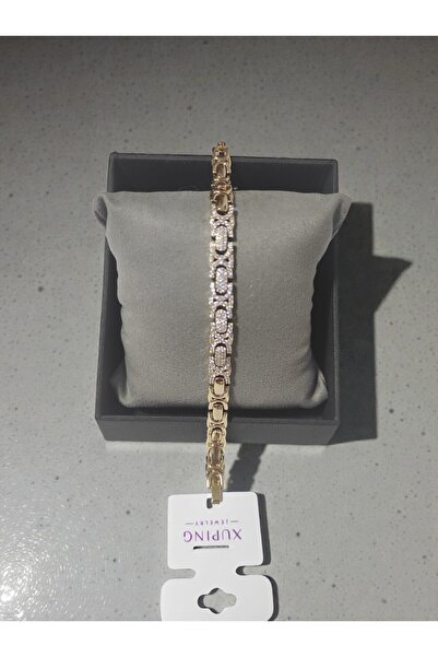 XUPING JEWELRY سوار من الفولاذ بحجر الزركون