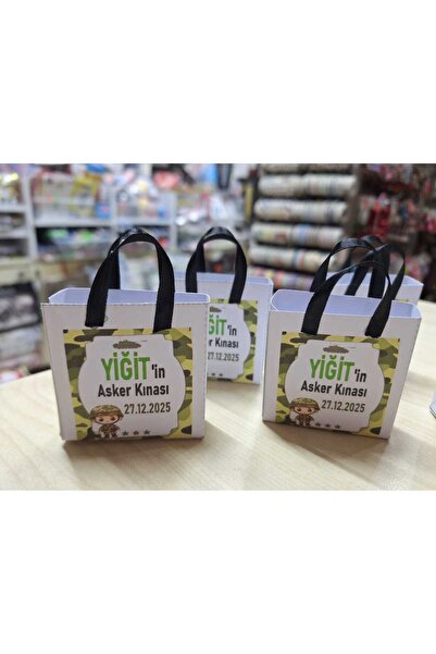 Büşra Süsleme DAĞITMALIK ASKER KINASI , KINA HEDİYELİĞİ 50 Li