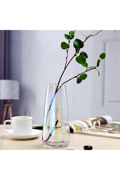 bros مزهرية أورورا فانتوم الزجاجية الشفافة