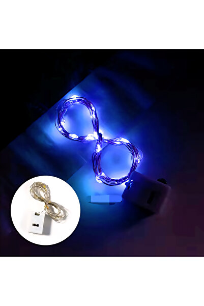 LEDCİM 1 Metre Peri Led Mini Güç Kutulu Dekoratif led Piller Dahildir 1 adet