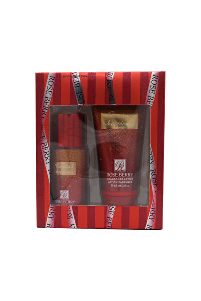 ROSE BERRYY مجموعة عطر مركز برائحة الورد والتوت مع لوشن للجسم معطر