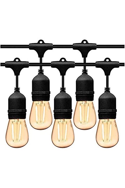 The Bros Patio String Lights, 51Ft/15M Led String Lights Outdoor