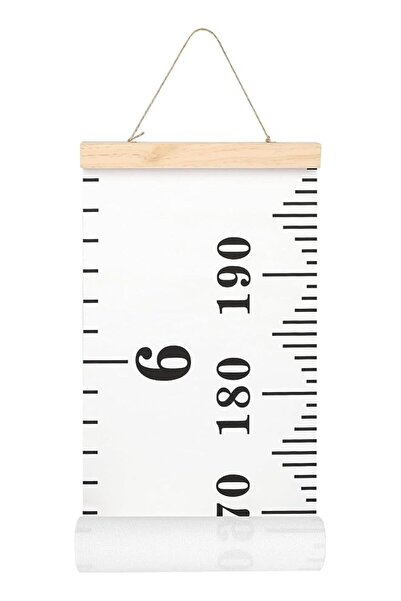 The Bros مخطط نمو الأطفال، مسطرة معلقة لتزيين الجدران، مخطط قياس الطول قابل للإزالة مصنوع من القماش، 7