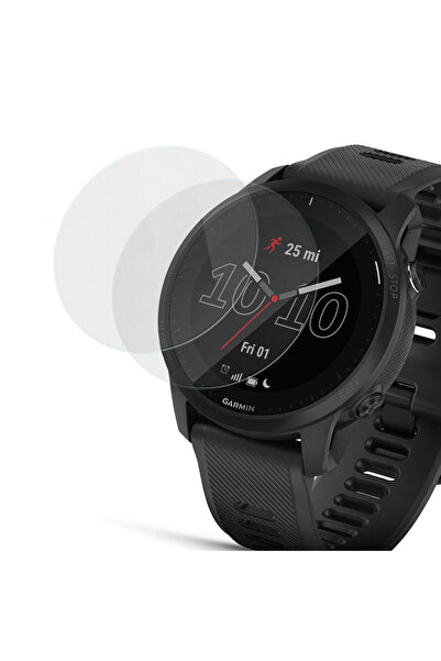CaseOnn واقي شاشة من الزجاج المقوى 9H لجهاز Garmin Forerunner 945، قطعتان