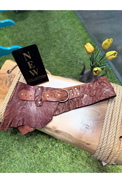 Yılday Gür Butik حزام مونتاجو لوكس الجلدي المصنوع يدويًا