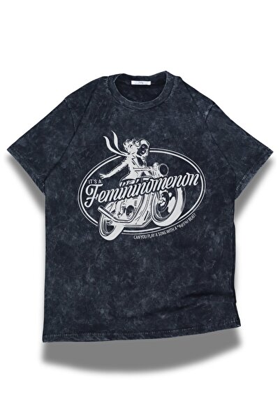 Fuddy Moda تي شيرت قابل للغسل للجنسين من Femininomenon، تي شيرت عتيق ذو طابع قصة فضفاضة Chappell Roan