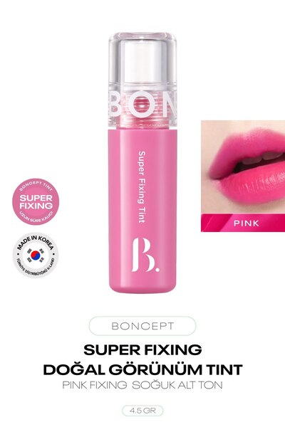 BONCEPT Doğal Görünüm Sunan Kore Dudak Tint Super Fixing Tint