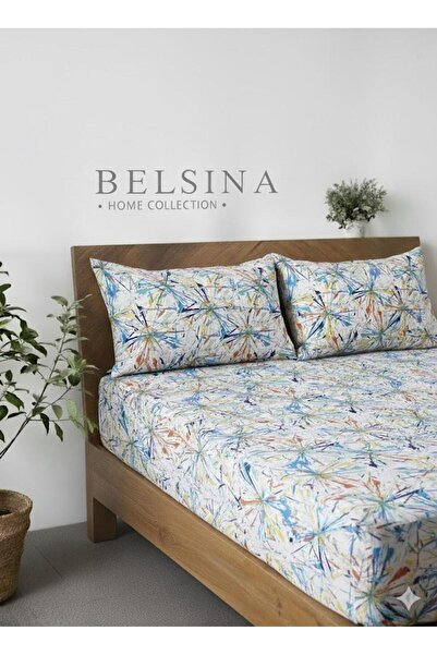 VODDİ Organska tkanina sa velikim cvetnim uzorkom | Čaršav sa lastišem set | ...