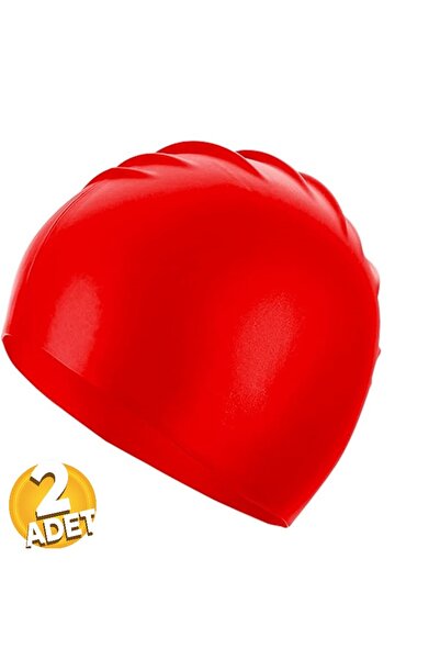 MUBX 2-Piece Silicone Swimming Cap Pool Sea Cap Luxury Cap Swimming Cap