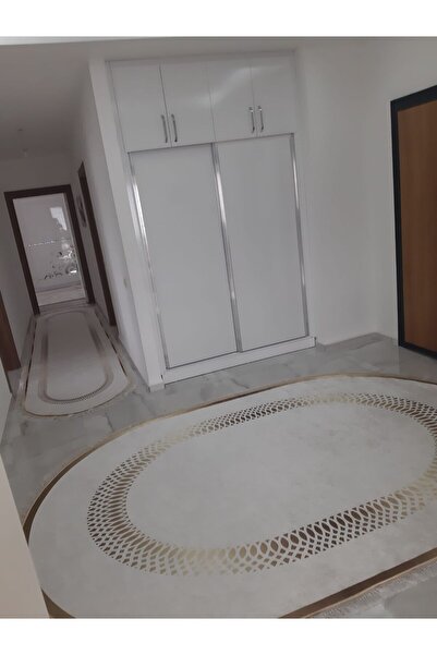 Home Yıkanabilir Kaymaz Taban Halı Mutfak Dekor Yolluk Koridor Salon Halısı