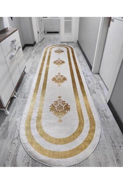 Home Yıkanabilir Kaymaz Taban Halı Mutfak Dekor Yolluk Koridor Salon Halısı